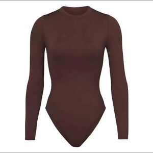 SKIMS long sleeve one piece bathing suit